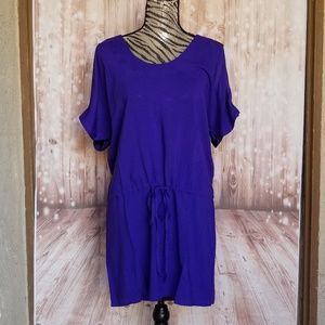 NWOT Kris Jenner purple tunic top size XS